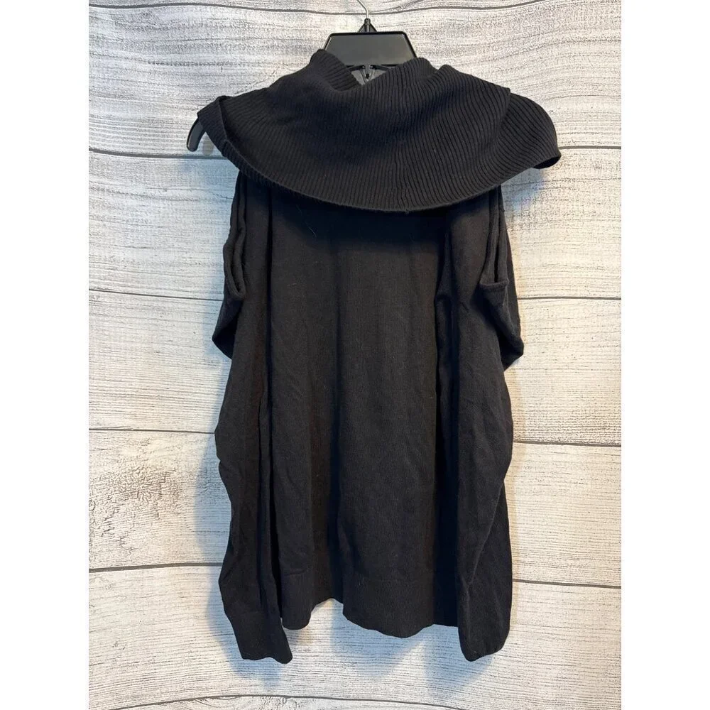 Michael Kors Cowl Neck Cold Shoulder Long Sleeve Sweater Size M